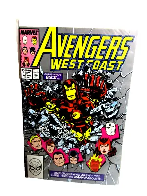 Buy Marvel Comics Avengers West Coast #51 Nov. 1988  • 11.61£