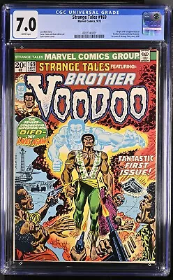 Buy Strange Tales 169 CGC 7.5 F/VF 1st Appearance & Origin Brother Voodoo 1973 • 236.54£