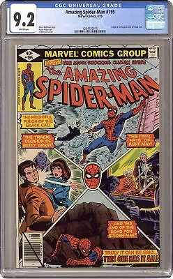 Buy Amazing Spider-Man 195D CGC 9.2 1979 4284920016 • 51.47£