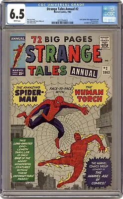 Buy Strange Tales Annual #2 CGC 6.5 1963 2022254003 • 871.48£
