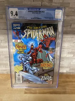 Buy Marvel Amazing Spider-Man #430 CGC 9.4 Carnage Silver Surfer • 78.84£