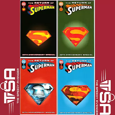 Buy The Return Of Superman 30th Anniversary Special #1 Full Set 4 Die-cut Variants • 40.21£