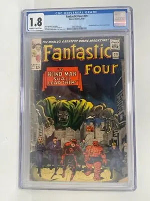 Buy Fantastic Four Marvel Comics 6/65 CGC 1.8 Stan Lee Story/Jack Kirby Art • 100.08£