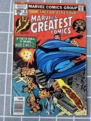 Buy #76 The Fantastic Four, Marvel’s Greatest Comics, Fine+ Condition  • 39.58£