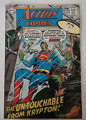 Buy Action Comics #364 DC Comics June 1968 The Untouchable! From Krypton • 15.99£