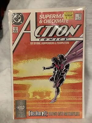 Buy Action Comics #598 (Mar. 88') ) 1st App. Checkmate/ Atomic Bomb Cover • 11.87£