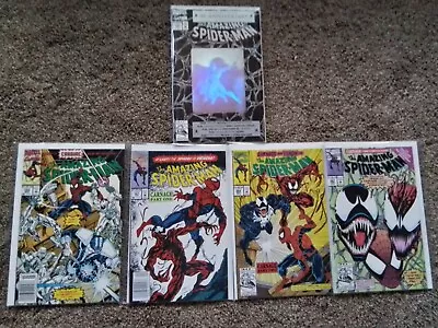 Buy Five Marvel Collectors  Amazing Spider-man  Vintage Comic Books/ First Carnage • 296.87£