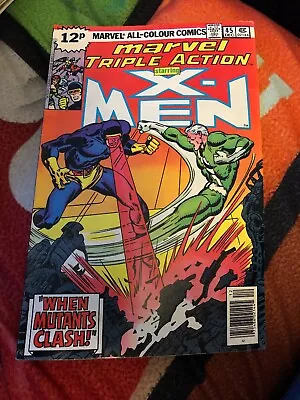 Buy Marvel Triple Action #45 Starring The X-men! When Mutants Clash! Marvel Comics • 2.95£