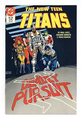 Buy New Teen Titans New Titans #32 NM- 9.2 1987 • 4.43£