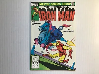 Buy IRON MAN #163 • VG • 1st Appearance Of Obadiah Stane (Iron Monger) 1982 • 52.84£