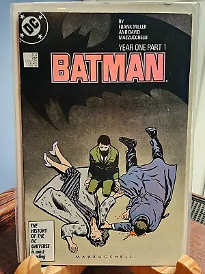 Buy Batman #404 Frank Miller FN DC Comics 1987 Year One Part One • 7.90£