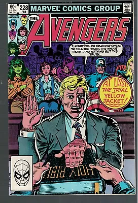 Buy Marvel Comics Avengers 228 Trial Of Yellow Jacket 1983 VFN- 7.5 • 14.99£