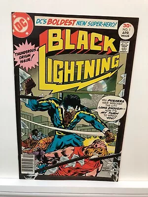 Buy Black Lightning  # 1   NEAR MINT   April 1977   Origin Black Lightning • 131.87£