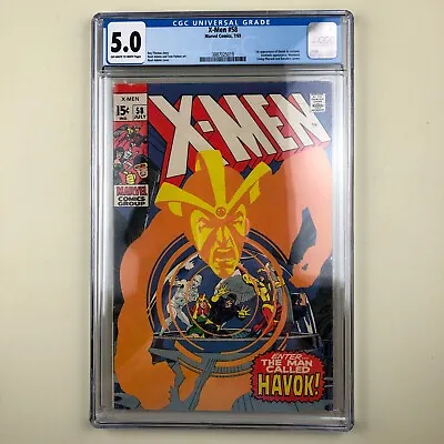Buy (Uncanny) X-Men #58 (1969) CGC 5.0, 1st Havok • 160.12£