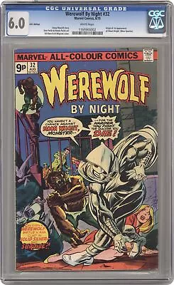 Buy Werewolf By Night UK Edition #32UK CGC 6.0 1975 1165900002 1st App. Moon Knight • 668.06£
