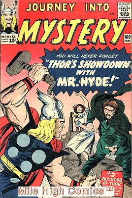 Buy THOR  (1962 Series) (#83-125 JOURNEY INTO MYSTERY, 126-502) #100 Good • 205.81£
