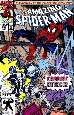 Buy Amazing Spider-Man (1963) # 359 (8.0-VF) Carnage Cameo In Ad 1992 • 10.80£