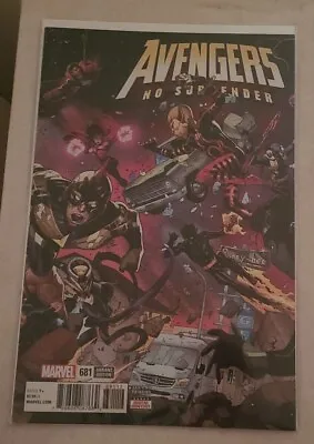 Buy Avengers 681 (Variant Cover Second Print) No Surrender 7 • 1.99£