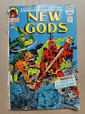 Buy New Gods #7 First Appearance Of Steppenwolf Jack Kirby 1972 VG • 19.71£