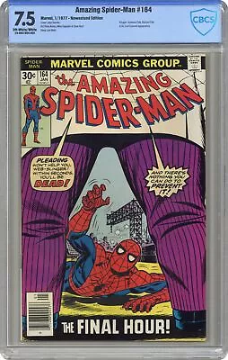 Buy Amazing Spider-Man #164 CBCS 7.5 Newsstand 1977 23-0B31804-003 • 61.67£