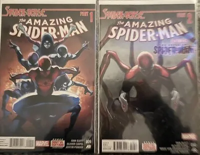 Buy Amazing Spider-Man  # 9-10 Marvel 2015 1st App Spider-Punk Key Spider-Verse • 50£