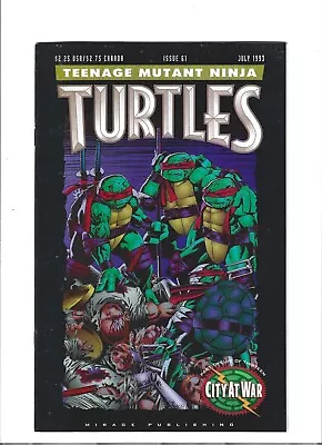 Buy Teenage Mutant Ninja Turtles #61 Eastman Laird Foot Elite App Mirage Comics 1993 • 31.62£