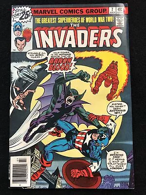 Buy Invaders 7 7.5 1st Baron Blood Union Jack Marvel 1976 Unread Some Handing Wk18 • 22.30£