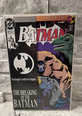 Buy Batman #497 DC Comics 1993 - Knightfall KEY 🔑 Breaking Of Batman Bane NM+ • 19.03£