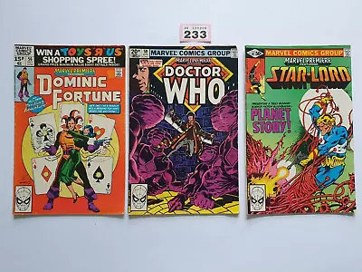 Buy MARVEL PREMIERE FEATURING 56-59-61 DR WHO SPECIAL X 3 • 10.99£