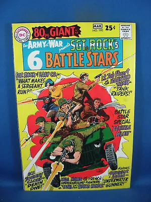 Buy Our Army At War 190 Vf- Sgt Rock Giant Issue Dc 1968 • 48.26£