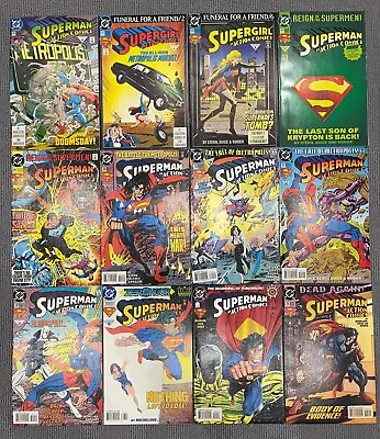 Buy Action Comics #684-7, #691, #699-703, #704, #0 Superman - Funeral/Reign • 19.99£