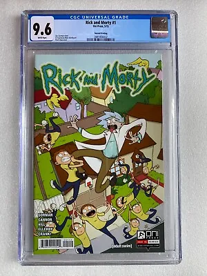 Buy Rick And Morty #1 2nd Print Variant Cgc 9.6 1st Apps Rick And Morty • 169.99£