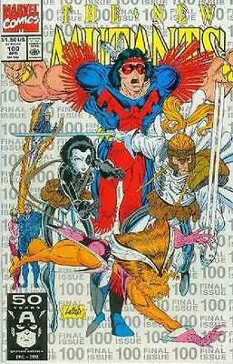 Buy New Mutants # 100 (Rob Liefeld, 52 Pages, 3rd Printing) (USA, 1991) • 14.58£