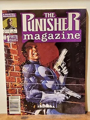 Buy Marvel The Punisher Magazine Sept 1, 1989 Vol 1 #1 First Issue • 17.28£