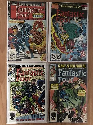 Buy Fantastic Four Annual # 19 20 21 And 22 Cents Copper Age Marvel • 12£