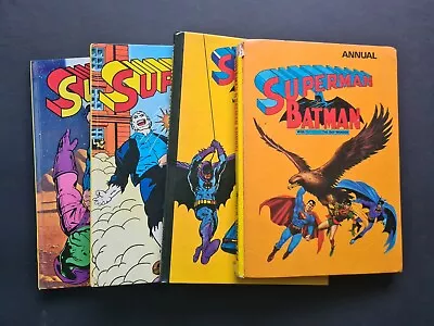 Buy Lot Of 4 DC Superman And Batman / Superman UK Annuals From The 1970s • 20£