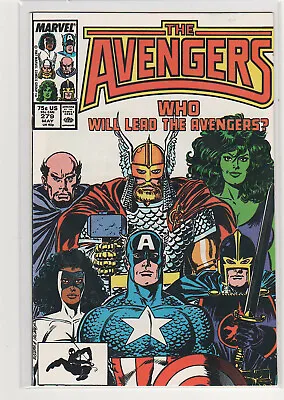 Buy AVENGERS #279 John Buscema Captain America Captain Marvel She-Hulk Thor 9.4 • 7.29£