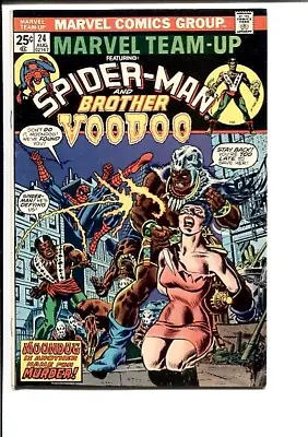 Buy Marvel Team-up 24 Vf- Brother Voodoo 1974 • 16.05£