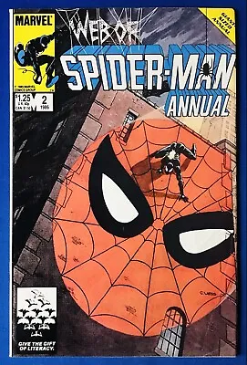 Buy Web Of Spider-Man Annual #2 (1986) New Mutants APP; Marvel Comics; FN/VF • 5.40£