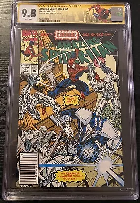 Buy Amazing Spider-Man 360 SS CGC 9.8 BAGLEY SIGNED 1st App Carnage NEWSSTAND CUSTOM • 394.18£