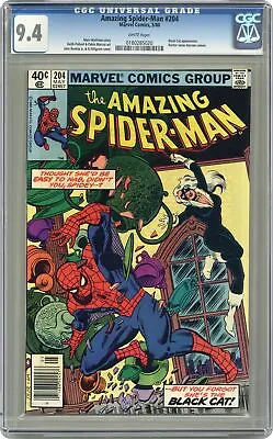 Buy Amazing Spider-Man #204 CGC 9.4 1980 0180285020 • 55.41£
