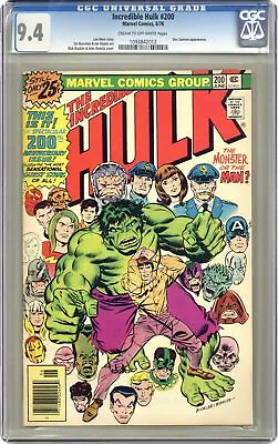 Buy Incredible Hulk #200 CGC 9.4 1976 1093842012 • 119.15£