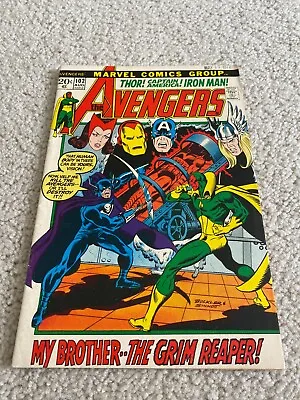 Buy Avengers  102  VF  8.0  High Grade  Iron Man  Captain America  Thor  Vision • 22.05£