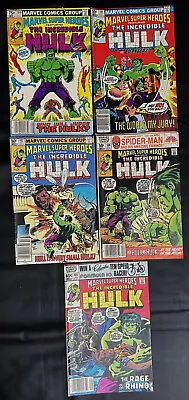 Buy Marvel Super Heroes Feat. The Incredible Hulk 1981-1982  100,101,102,104,105 VG • 23.71£