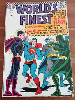 Buy World's Finest Comic #159 Aug 1966 (VG) Silver Age Superman & Batman • 5£