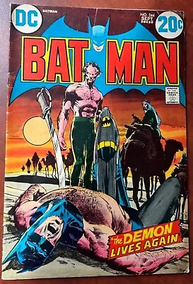 Buy BATMAN #244 - Classic 1972 Neal Adams 🔥 Cover! Iconic Batman & Talia Kiss Panel • 119.15£