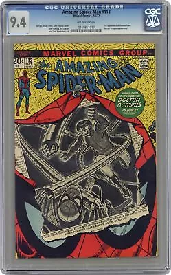 Buy Amazing Spider-Man #113 CGC 9.4 1972 0160811017 • 506.63£