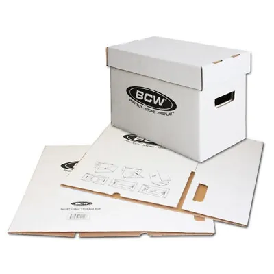 Buy BCW Short Comic Storage Box Double Thickness, Stackable, 150-175 Current Comics • 15.60£