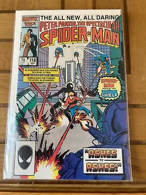 Buy Spectacular Spider-Man #118 Copper Age Comic (Marvel 1986) • 10£