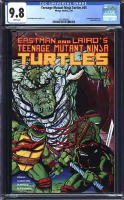Buy Teenage Mutant Ninja Turtles #45 Cgc 9.8 White Pages // Mirage Studios 1992 • 110.69£